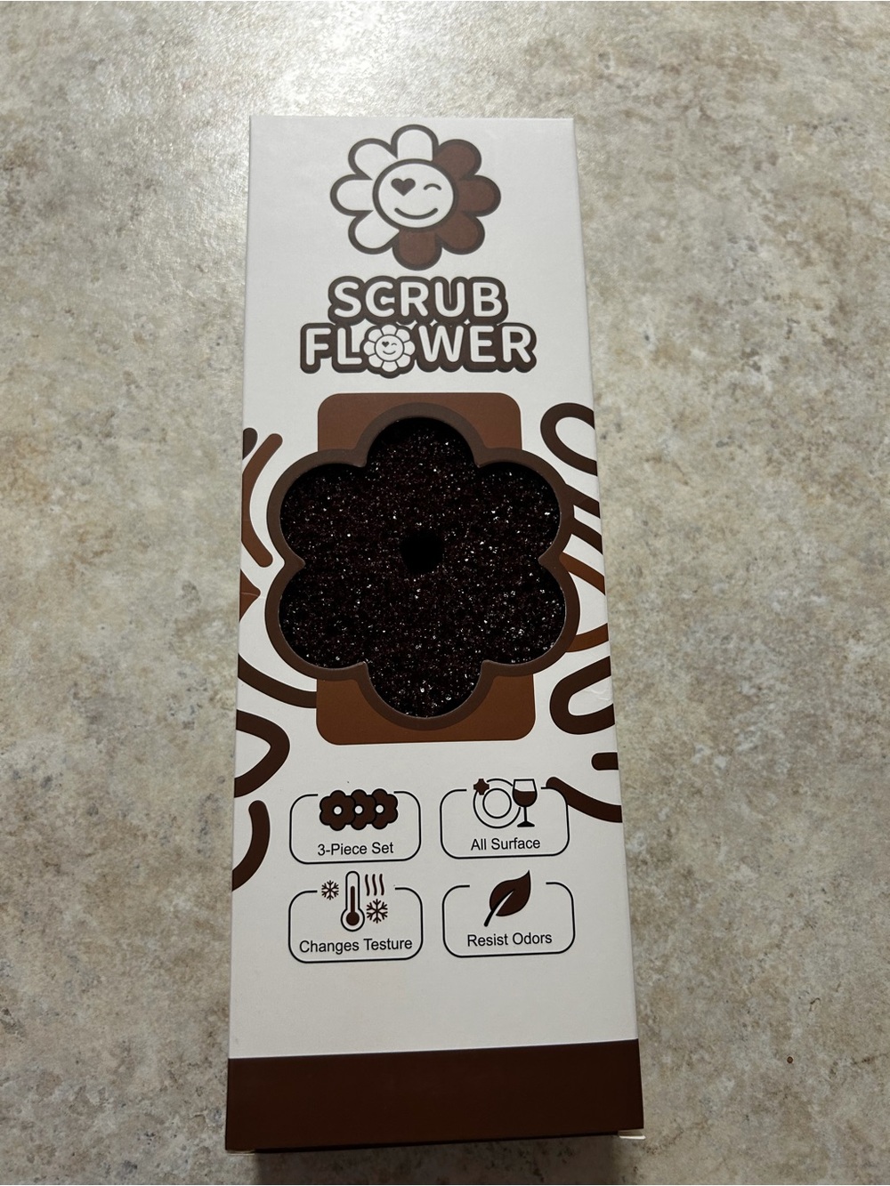 Brown Cleaning Scrubber
